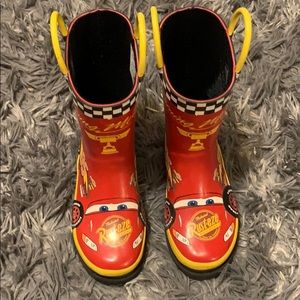 Lightening McQueen boys rain boots